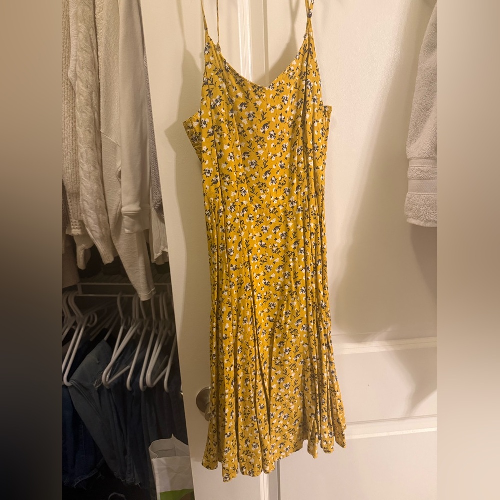 Yellow Floral Dress